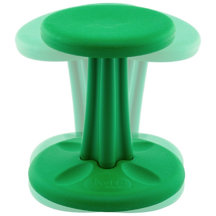 Alternate Image #1 of Kids Antimicrobial Kore Wobble Chair 14" - Green