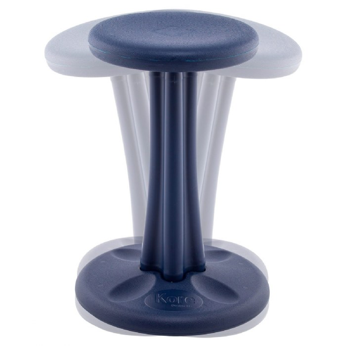 Alternate Image #1 of Kore Teen Antimicrobial Active Chair 18.7" - Dark Blue