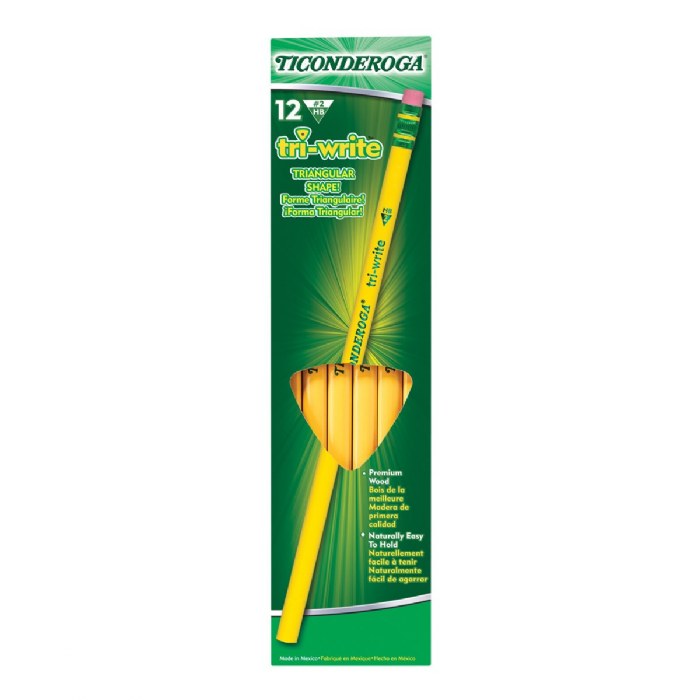 Alternate Image #1 of Ticonderoga&reg; TriWrite #2 Pencil - 12 Pack
