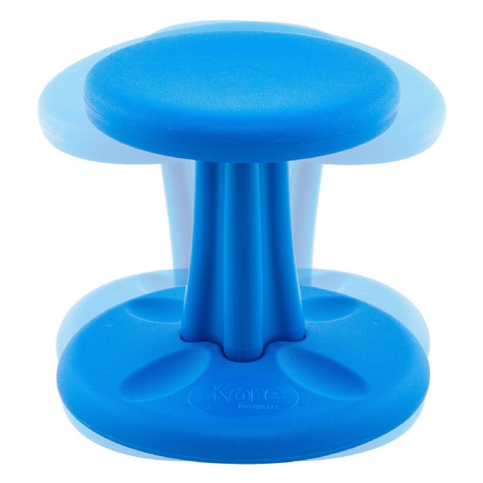 Alternate Image #1 of Kids Kore Antimicrobial Wobble Chair 12" - Blue