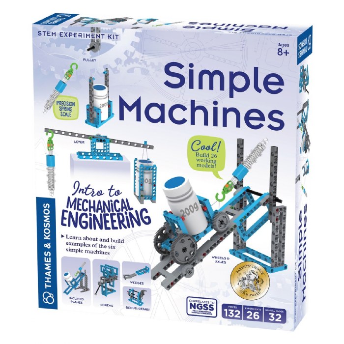 Primary Image of Simple Machines STEM Experiment and Model Building Kit