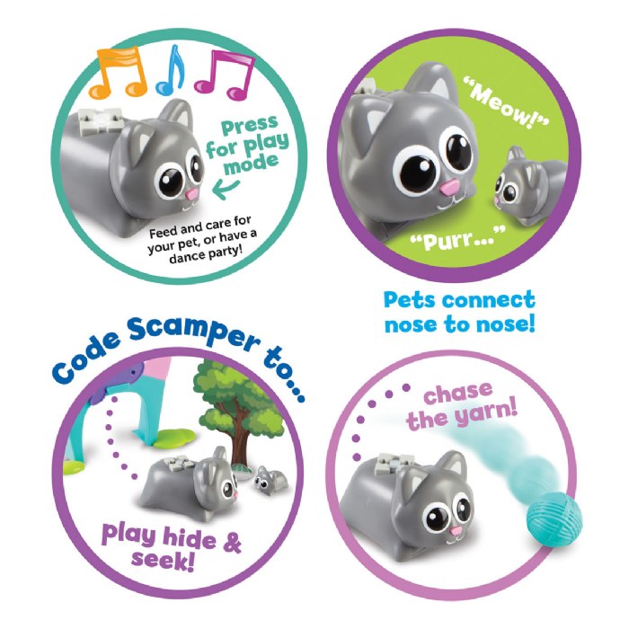 Alternate Image #1 of Coding Critters - Scamper & Sneaker