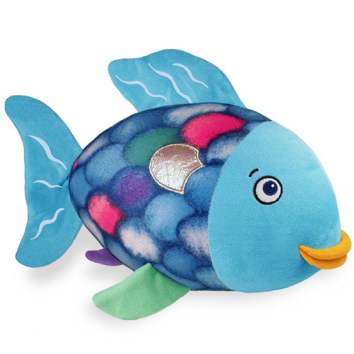 Alternate Image #1 of The Rainbow Fish Plush and Book