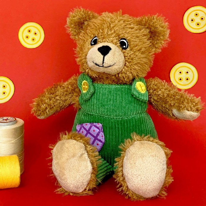 Alternate Image #1 of My Friend Corduroy Bear 7.25" Sitting Soft Plush Toy