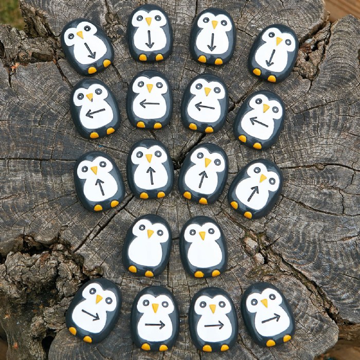 Alternate Image #1 of Pre-Coding Penguin Stones