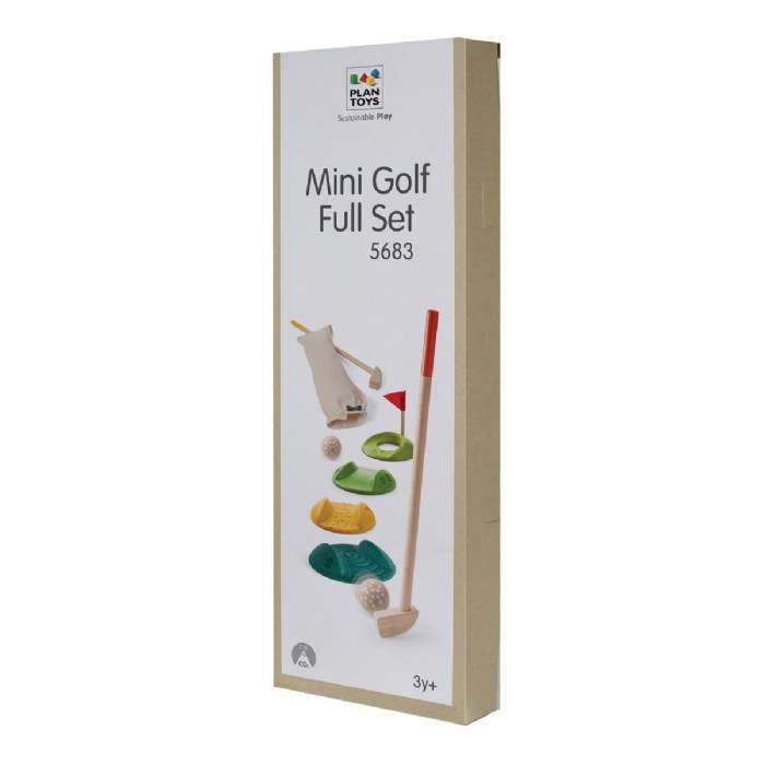 Alternate Image #1 of Wooden Mini Golf Set with Bag