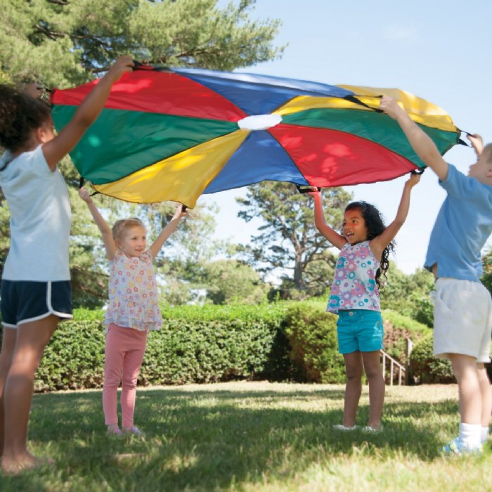 Alternate Image #1 of 6' Parachute with Handles and Carry Bag