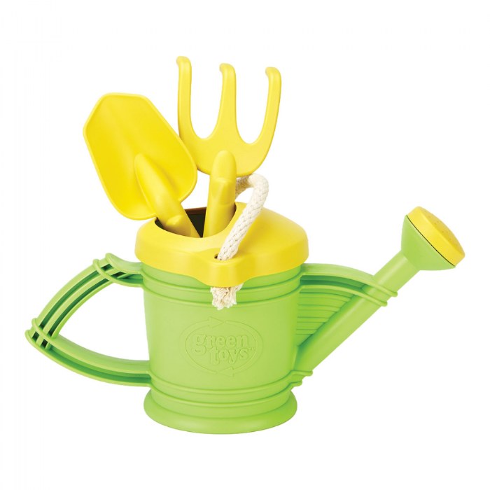 Alternate Image #1 of Eco-Friendly Watering Can with Shovel & Rake