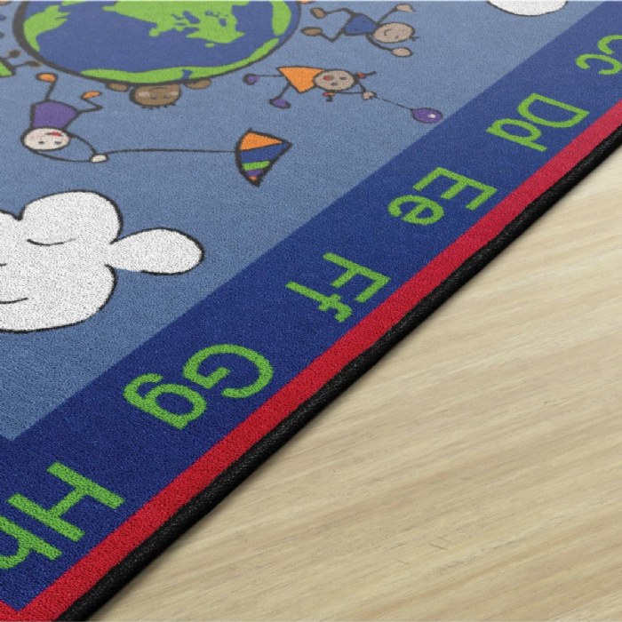 Alternate Image #1 of Happy World Carpet  - 3' x 5' Rectangle