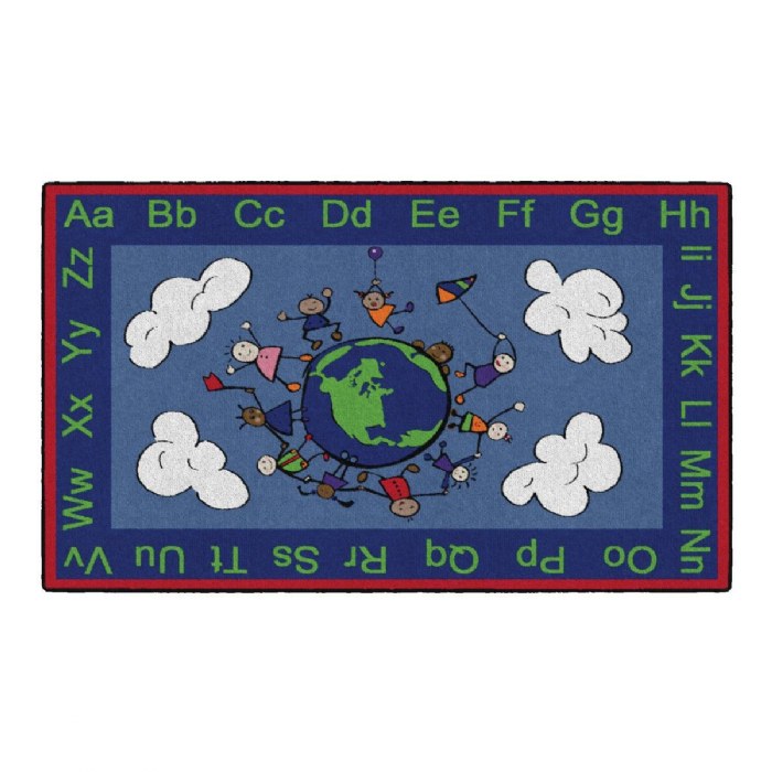 Primary Image of Happy World Carpet  - 3' x 5' Rectangle