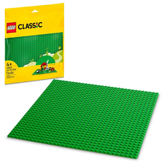 Primary Image of LEGO&reg; Classic Green Baseplate 11023