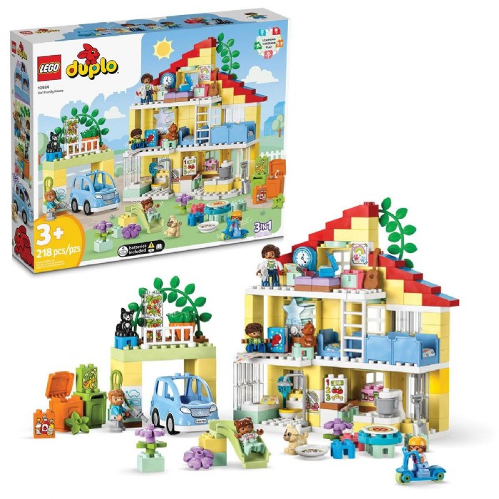 Primary Image of LEGO&reg; DUPLO&reg; 3-In-1 Family House - 10994