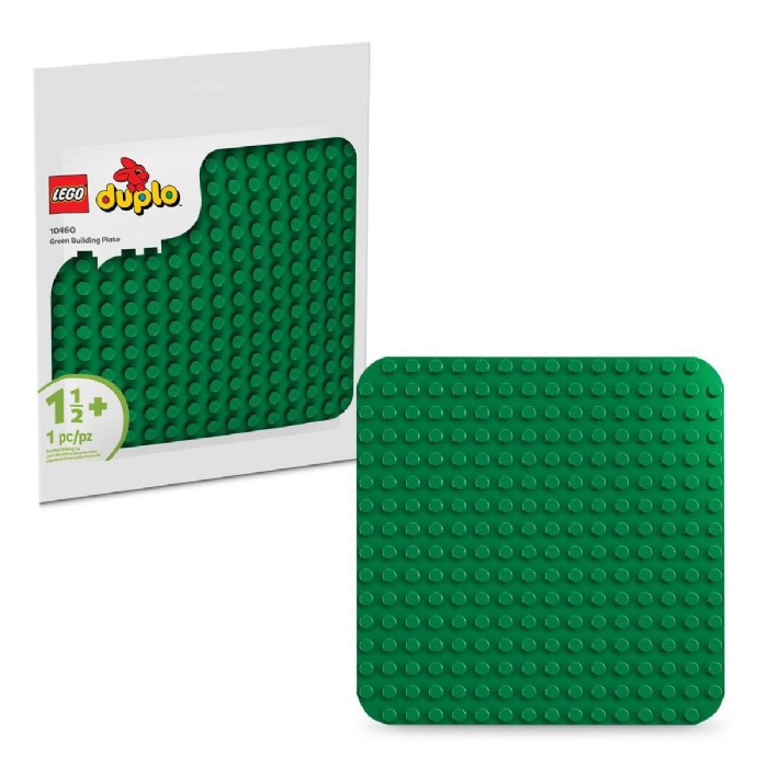 Primary Image of LEGO&reg; DUPLO&reg; Green 9" X 9" Building Plate - 10460