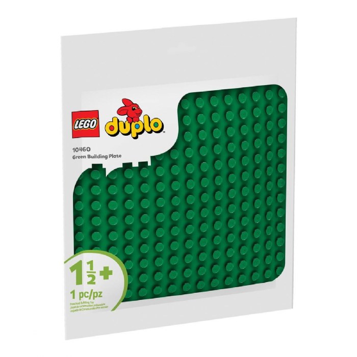 Alternate Image #1 of LEGO&reg; DUPLO&reg; Green 9" X 9" Building Plate - 10460