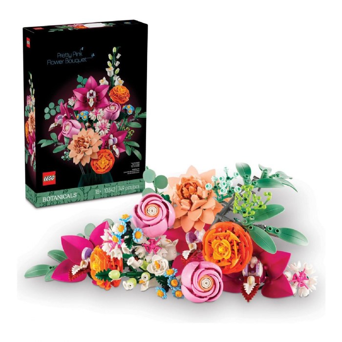 Primary Image of LEGO&reg; Pretty Pink Flower Bouquet - 10342