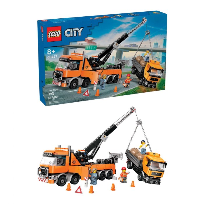 Primary Image of LEGO&reg; City Heavy-Duty Recovery Tow Truck with Crane - 60467