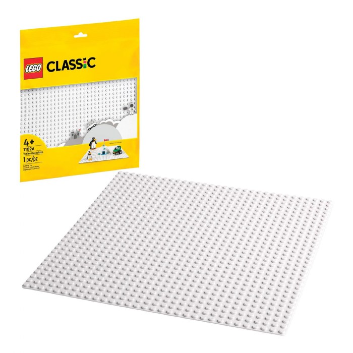 Primary Image of LEGO&reg; Classic White Baseplate - 11016
