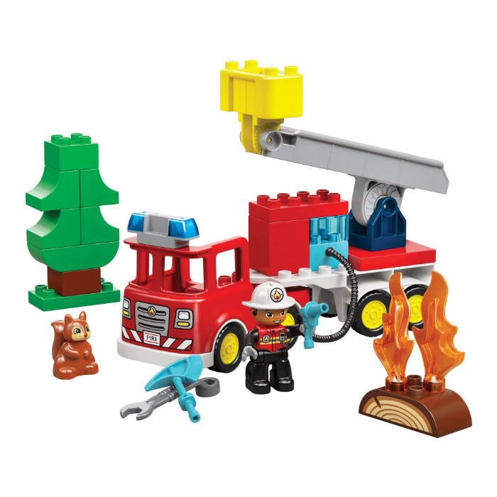 Alternate Image #1 of LEGO&reg; DUPLO&reg; Fire Truck with Hose and Firefighter - 10473