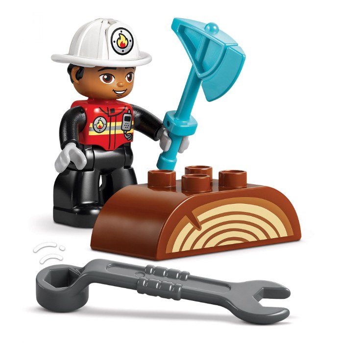 Alternate Image #1 of LEGO&reg; DUPLO&reg; Fire Truck with Hose and Firefighter - 10473