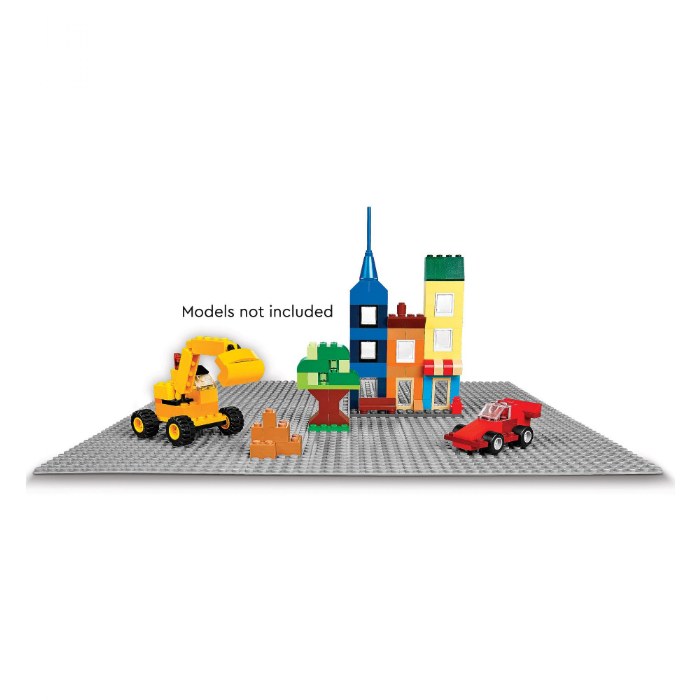 Alternate Image #1 of LEGO&reg; Classic Gray Baseplate - 11024