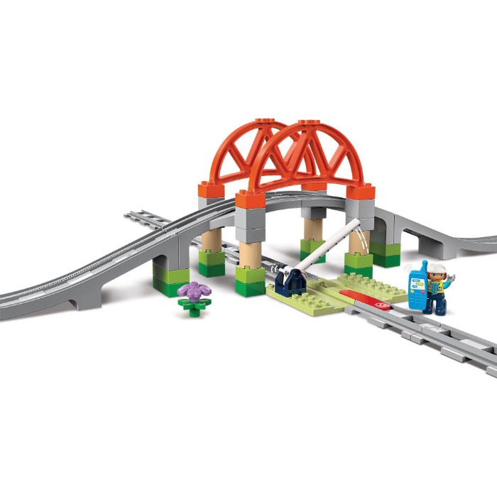 Alternate Image #1 of LEGO&reg; DUPLO&reg; Train Bridge and Tracks Expansion Set - 10426