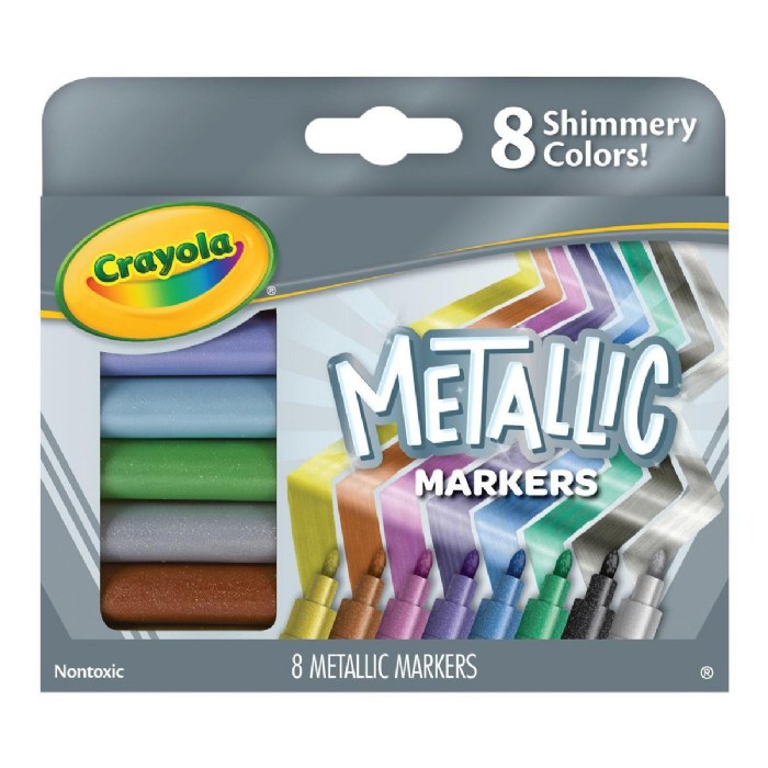 Primary Image of Crayola&reg; 8-Count Metallic Markers