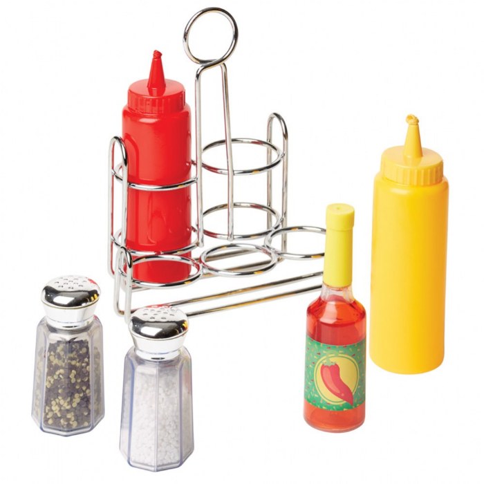 Alternate Image #1 of Pretend Condiment Set
