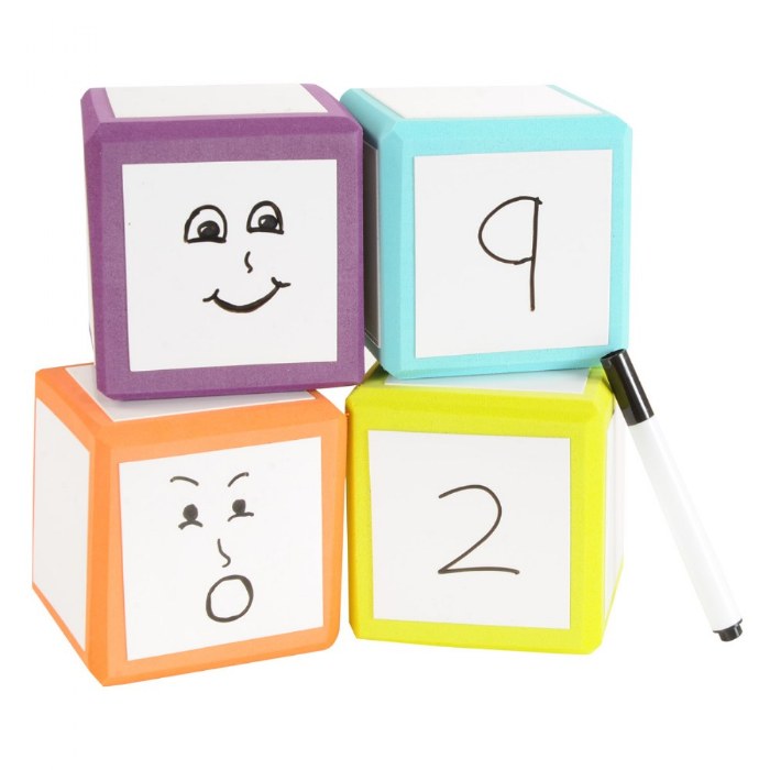 Alternate Image #1 of Write-On Wipe-Off Blocks - Set of 4
