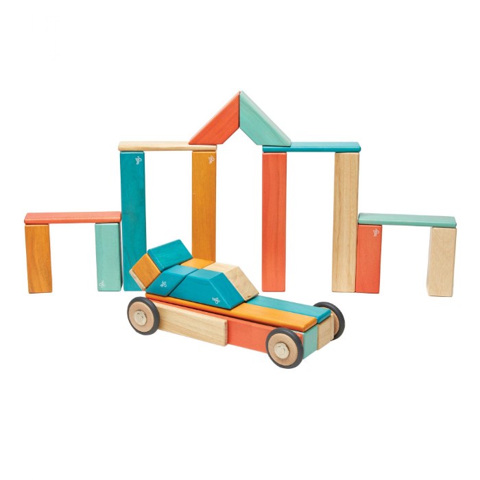 Alternate Image #1 of Tegu Sunset Magnetic Wooden Blocks - 42 Pieces