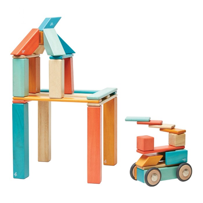 Alternate Image #1 of Tegu Sunset Magnetic Wooden Blocks - 42 Pieces