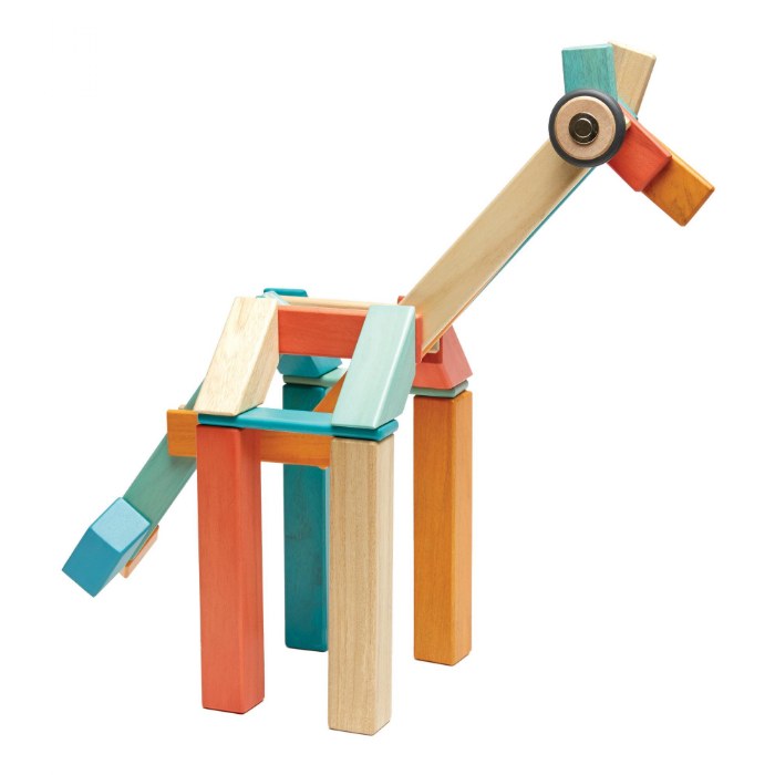 Alternate Image #1 of Tegu Sunset Magnetic Wooden Blocks - 42 Pieces
