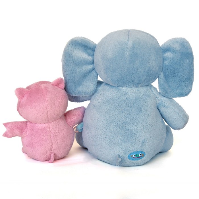 Alternate Image #1 of Elephant 7" & Piggie 5" Plush