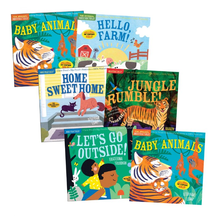 Primary Image of Indestructibles&reg; Wordless Animal Books - Set of 6