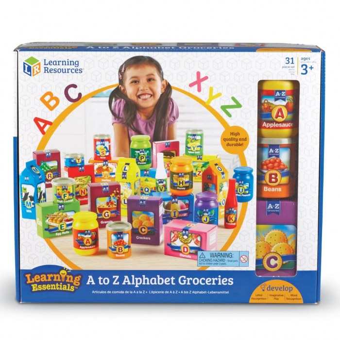 Alternate Image #1 of A to Z Alphabet Groceries