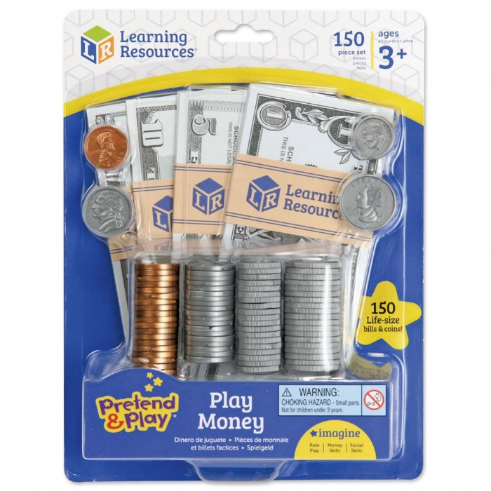 Primary Image of Pretend & Play&reg; Money - 150 Pieces