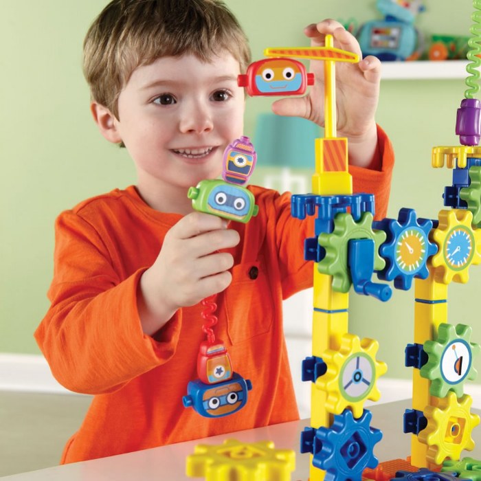 Alternate Image #1 of Gears! Gears! Gears!&reg; Robot Factory STEM Set - 79 Pieces