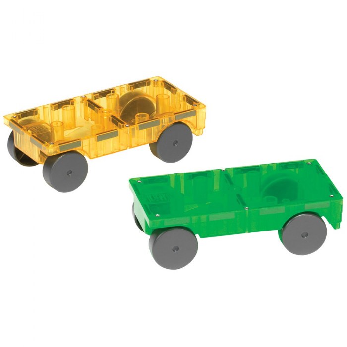 Alternate Image #1 of MAGNA-TILES&reg; 32 Piece Clear Colors & Car Expansion Set