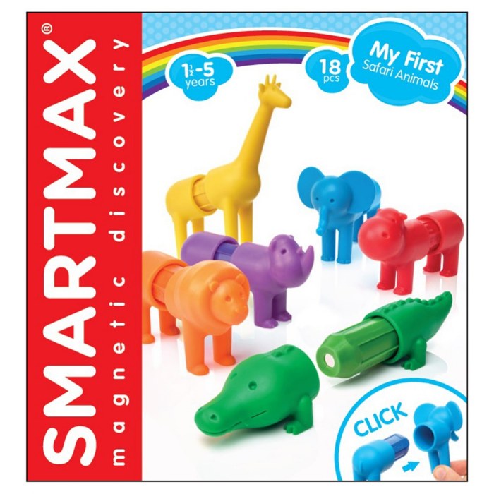 Alternate Image #1 of Smartmax&reg; My First Safari Animals Set - 18 Pieces