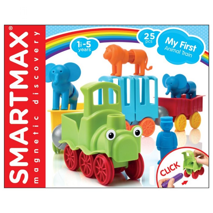 Alternate Image #1 of Smartmax&reg; My First Animal Train Set - 25 Pieces