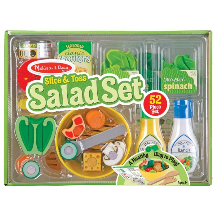Alternate Image #1 of Slice & Toss Salad Play Set