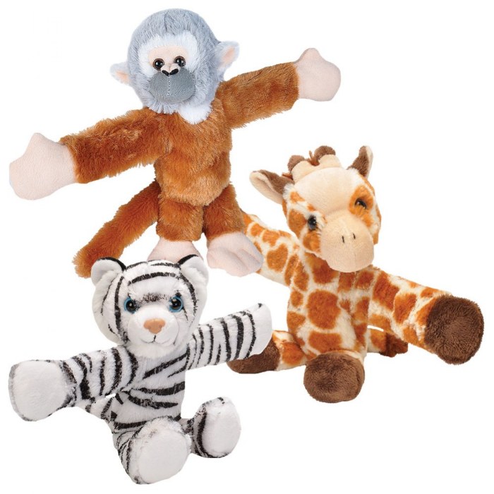 Primary Image of Huggers Plush Zoo Animals - Set of 3