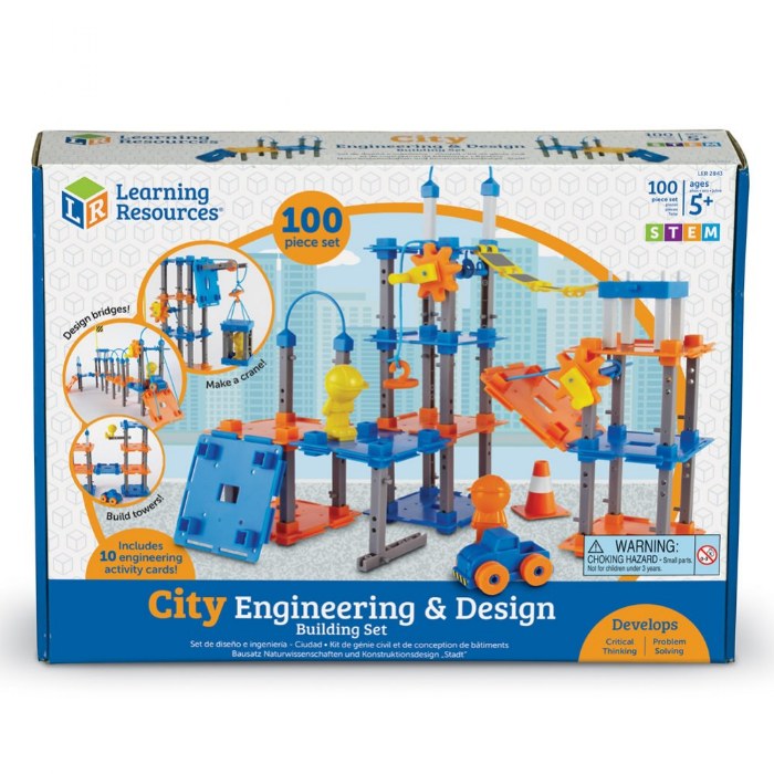 Alternate Image #1 of City Engineering&reg; & Design Building Set - 89 Pieces