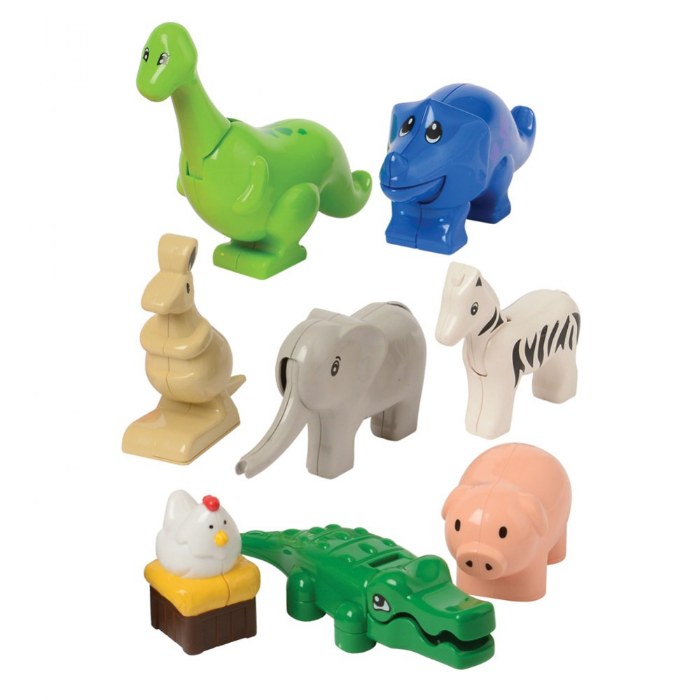 Alternate Image #1 of Block Animals Building Set