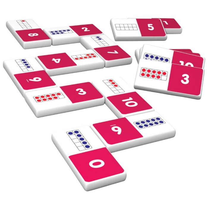 Alternate Image #1 of Ten Frame & First Words Dominoes Game Set