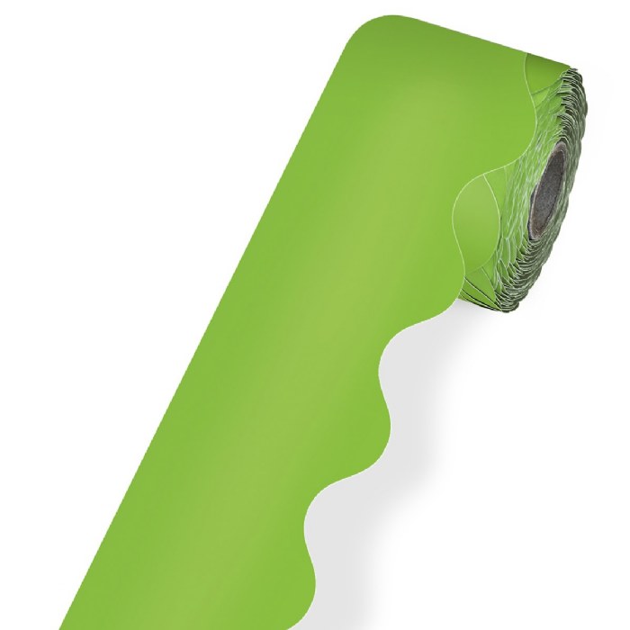 Alternate Image #1 of Rolled Scalloped Solid Borders - Set of 6