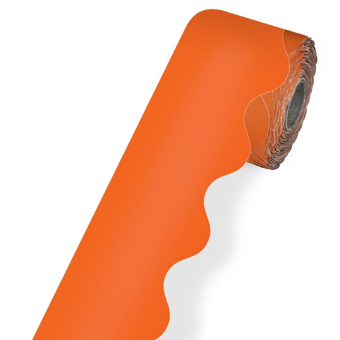 Alternate Image #1 of Rolled Scalloped Solid Borders - Set of 6