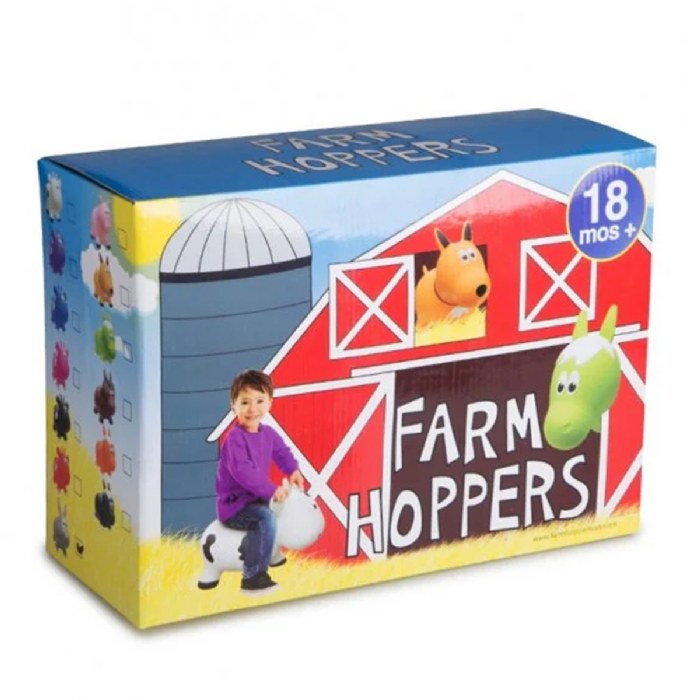 Alternate Image #1 of Farm Hoppers&reg; Inflatable Bouncing White Cow