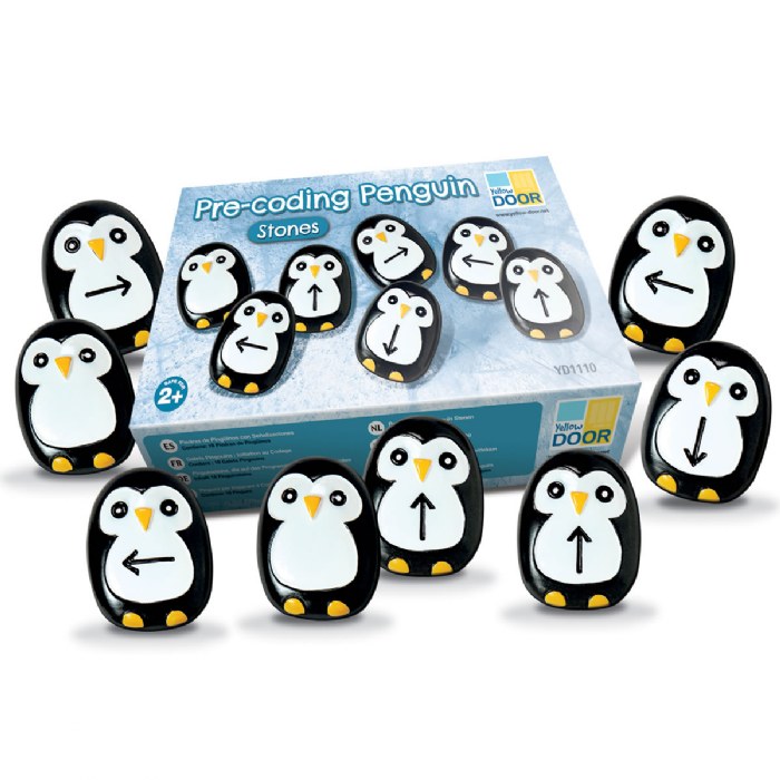 Alternate Image #1 of Pre-Coding Penguin Stones & Activity Cards