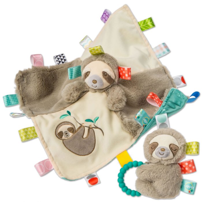 Primary Image of Taggies&trade; Molasses Sloth Blanket & Rattle