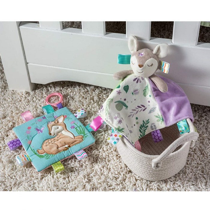 Alternate Image #1 of Taggies&trade; Flora Fawn Character Blanket & Crinkle Me